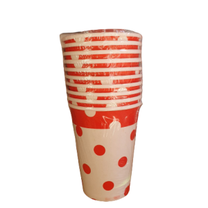 Bicchieri Pois Rosso e Bianco