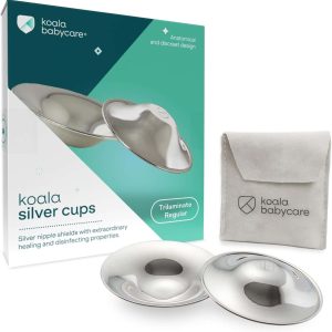 Coppette paracapezzoli in argento Koala Silver Cups