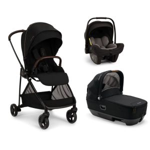 NUNA – Trio IXXA Next Caviar con Navicella Cari Next e Seggiolino auto Pipa Next