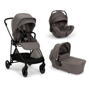 NUNA – Trio IXXA Next Thunder con Navicella Lytl e seggiolino auto Arra Flex